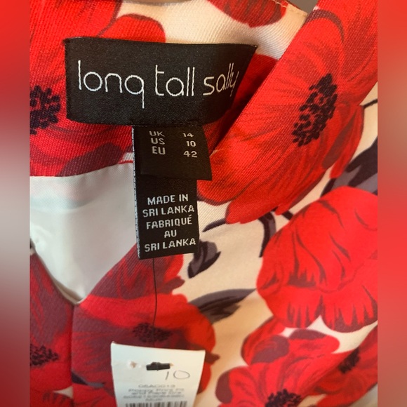NWT Long Tall Sally Size 10 Poppy Fit & Flare Dress - Picture 6 of 8